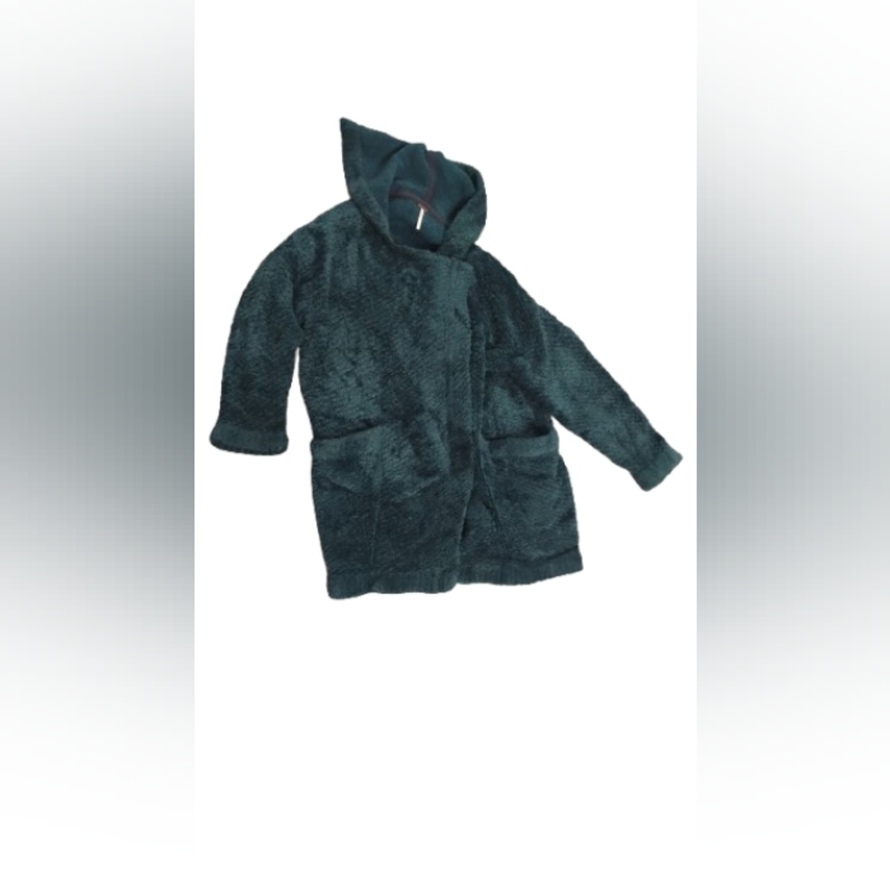 Free People Women's Warm Wishes Hooded Sweater Coat Sz S